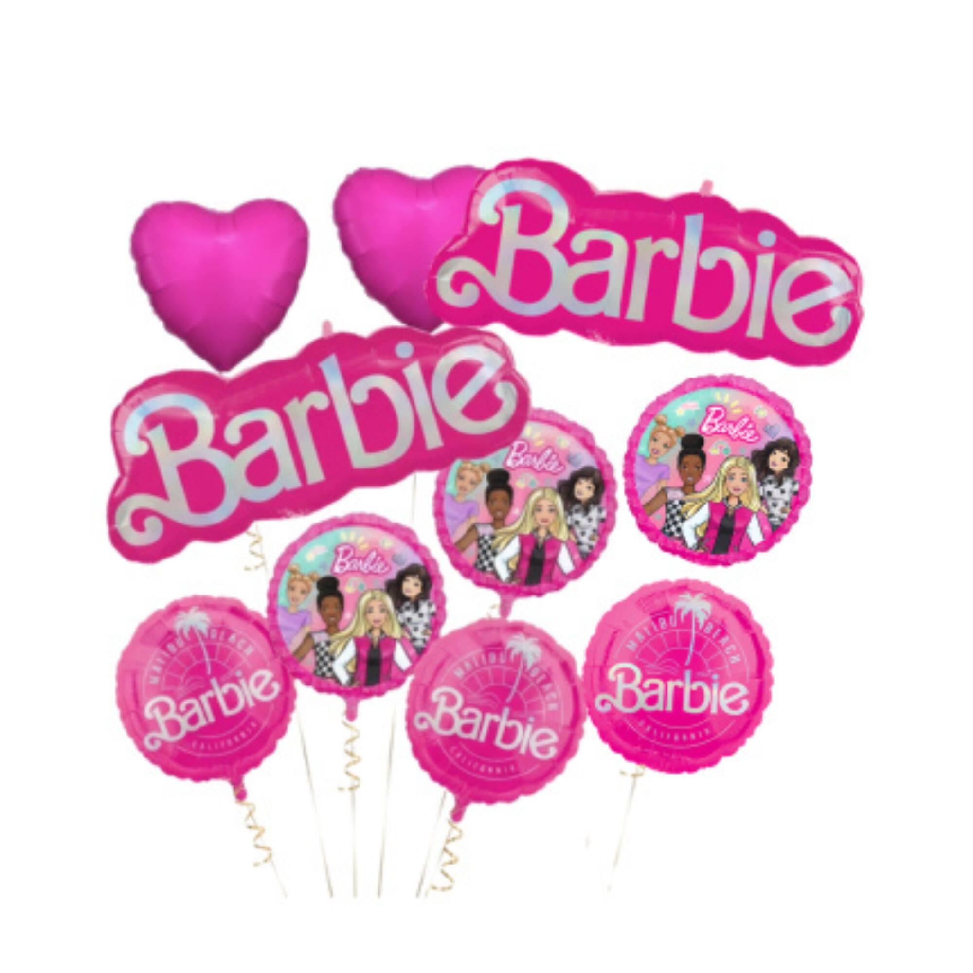 Barbie™ Pink Foil Balloon Bundle